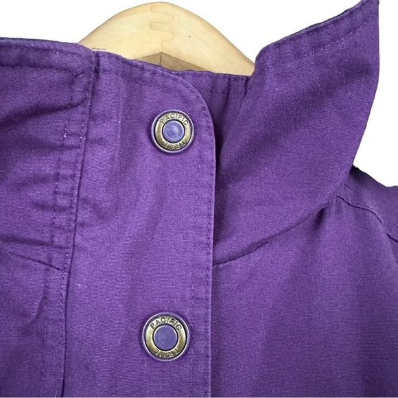 PACIFIC TRAIL Vintage Flannel Lined Retro Anorak Jacket - Picture 5 of 10